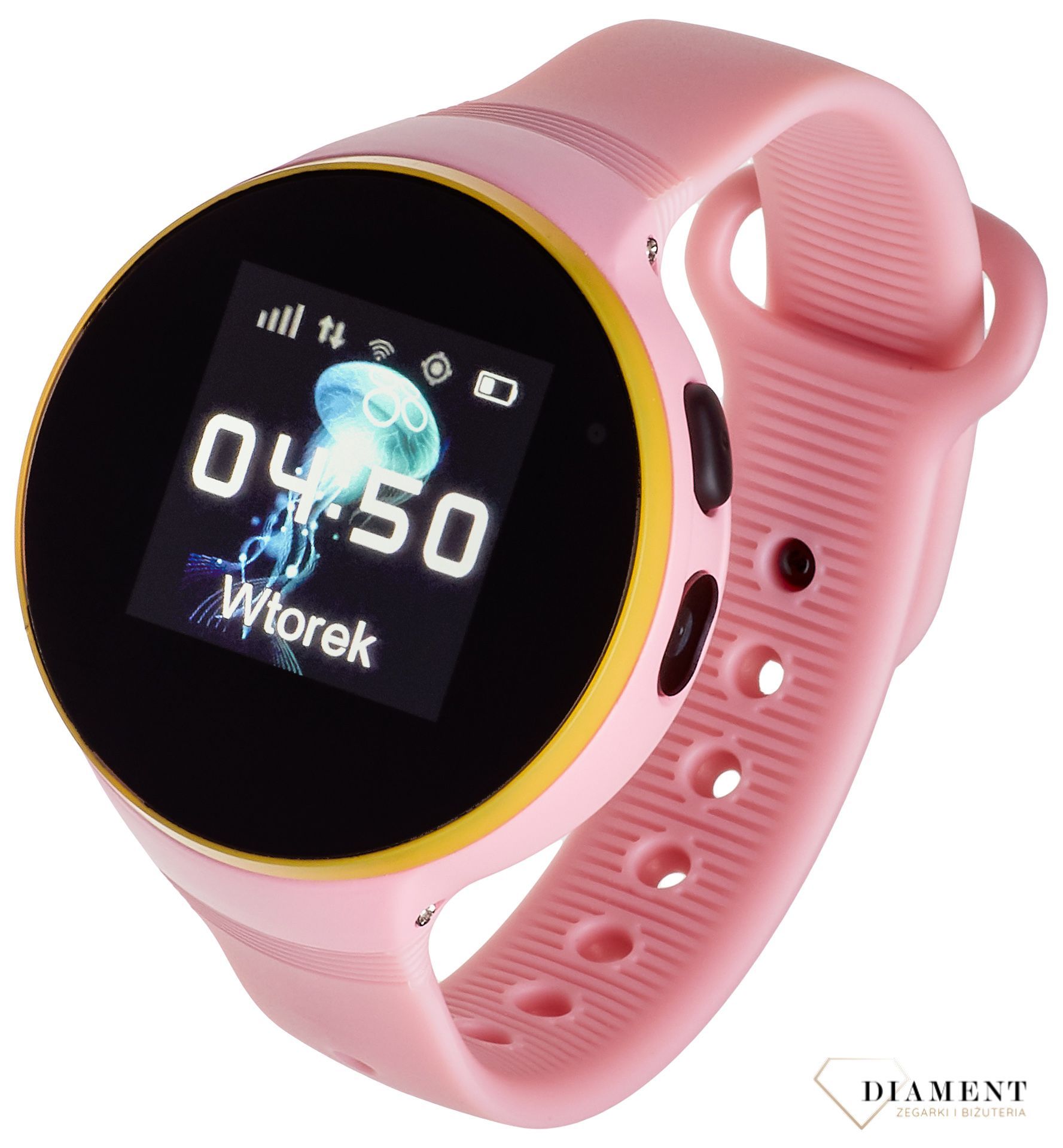 Smartwatch Garett Kids Smile Różowy - www.zegarki-diament.pl